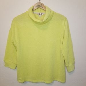 Lavish neon yellow sweater